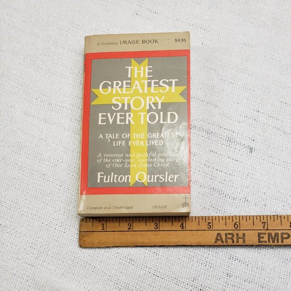 Doubleday Image Books The Greatest Story Ever Told Fulton Oursler Paperback 1961 - Picture 10 of 14